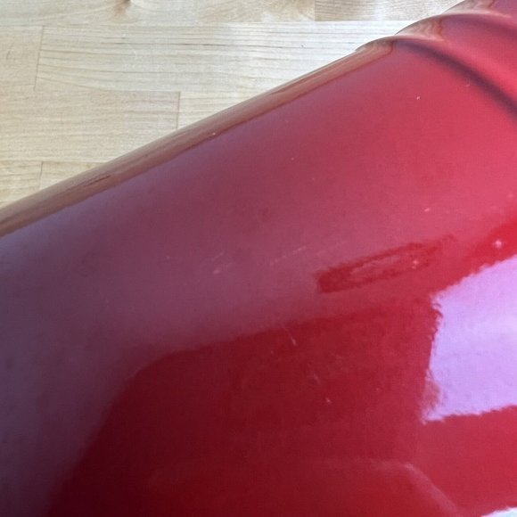 Le Creuset Kitchen Le Creuset Stoneware Kitchen Utensil Crock Holder Cerise Cherry Red Ombre